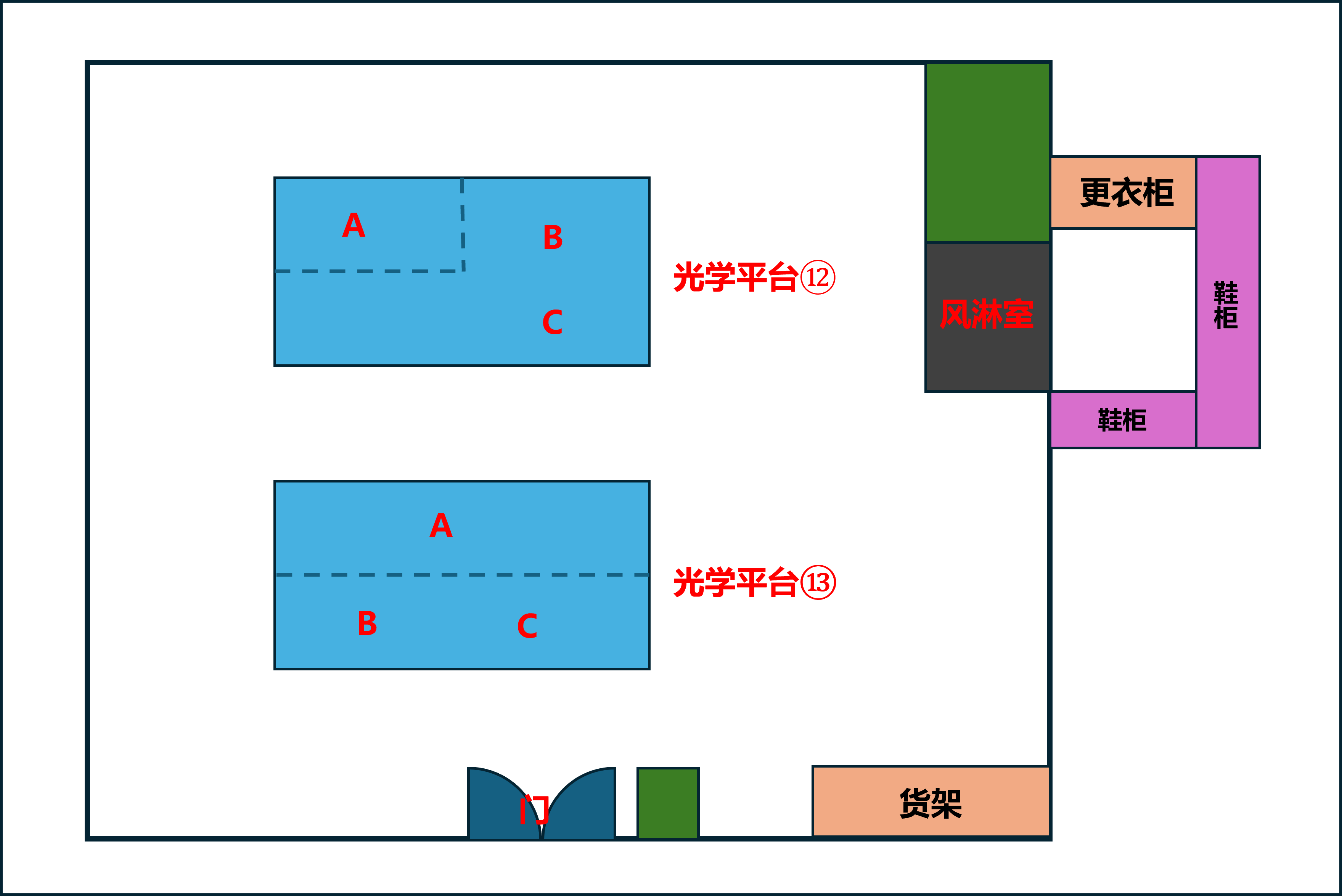 超分辨实验室平面图1